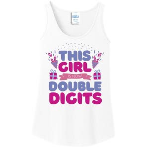 This Girl Is Now Double Digits 10th Birthday Gift Ladies Essential Tank