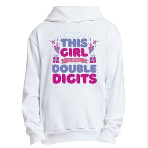 This Girl Is Now Double Digits 10th Birthday Gift Urban Pullover Hoodie