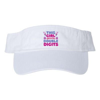 This Girl Is Now Double Digits 10th Birthday Gift Visor