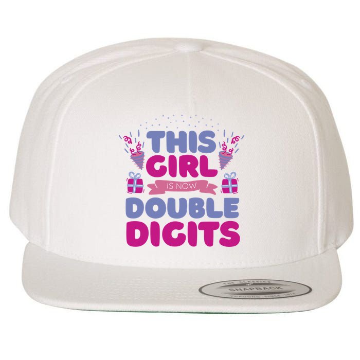 This Girl Is Now Double Digits 10th Birthday Gift Wool Snapback Cap