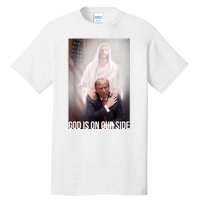 Trump God Is On Our Side Jesus Tall T-Shirt