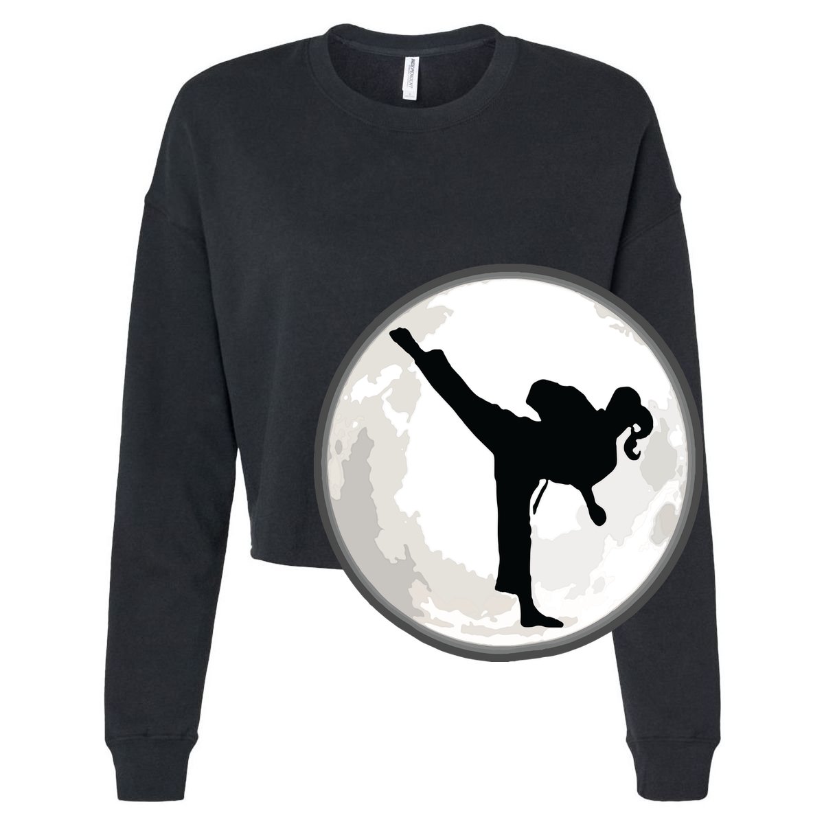 Taekwondo Girl In The Moon Tee 15oz Campfire Ceramic Mug