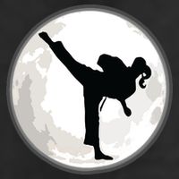 Taekwondo Girl In The Moon Tee 15oz Campfire Ceramic Mug