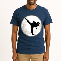 Taekwondo Girl In The Moon Tee Tall T-Shirt