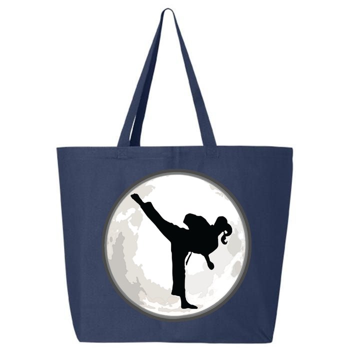 Taekwondo Girl In The Moon Tee 25L Jumbo Tote