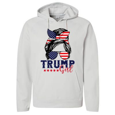 Trump Girl IM Voting Convicted Felon 2024 Vote Trump 45 47 Performance Fleece Hoodie