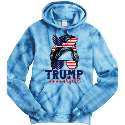 Trump Girl IM Voting Convicted Felon 2024 Vote Trump 45 47 Tie Dye Hoodie