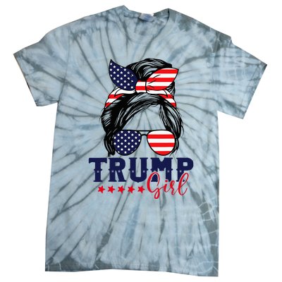 Trump Girl IM Voting Convicted Felon 2024 Vote Trump 45 47 Tie-Dye T-Shirt