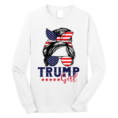 Trump Girl IM Voting Convicted Felon 2024 Vote Trump 45 47 Long Sleeve Shirt