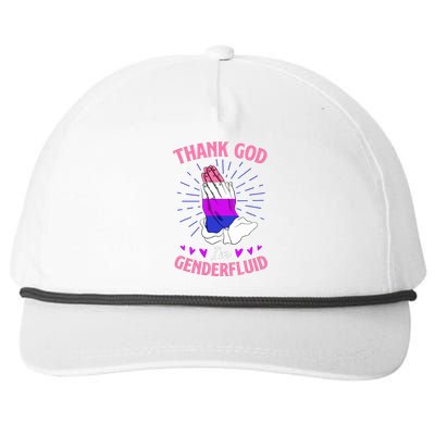 Thank God I'm Genderfluid Christian Pride Snapback Five-Panel Rope Hat