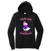 Thank God I'm Genderfluid Christian Pride Women's Pullover Hoodie