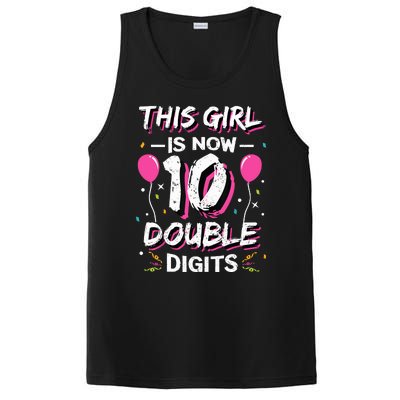 This Girl Is Now 10 Double Digits 10th birthday Gift PosiCharge Competitor Tank