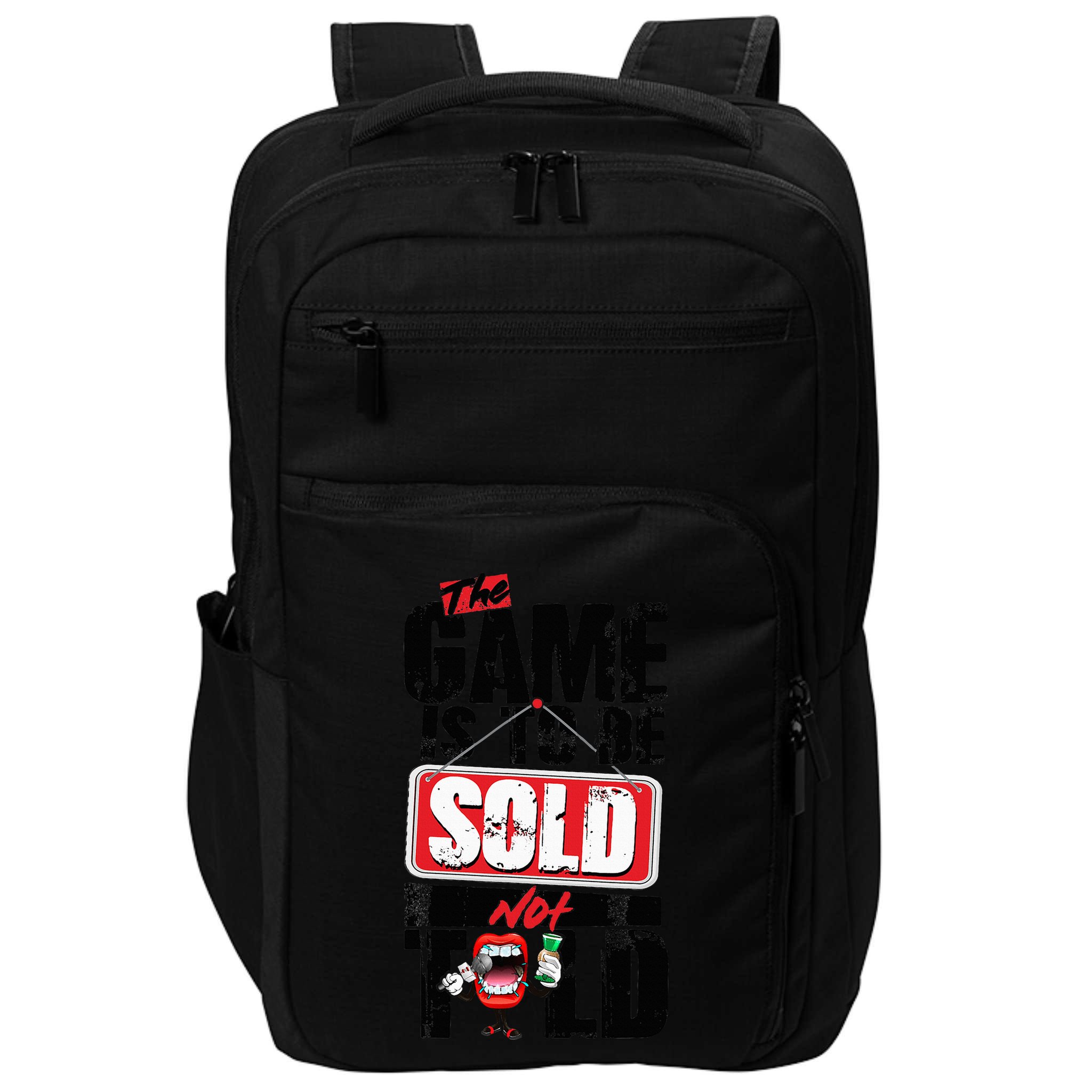 The Game Is To Be Sold Not Told Impact Tech Backpack