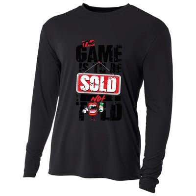 The Game Is To Be Sold Not Told Cooling Performance Long Sleeve Crew