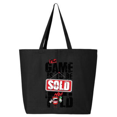 The Game Is To Be Sold Not Told 25L Jumbo Tote