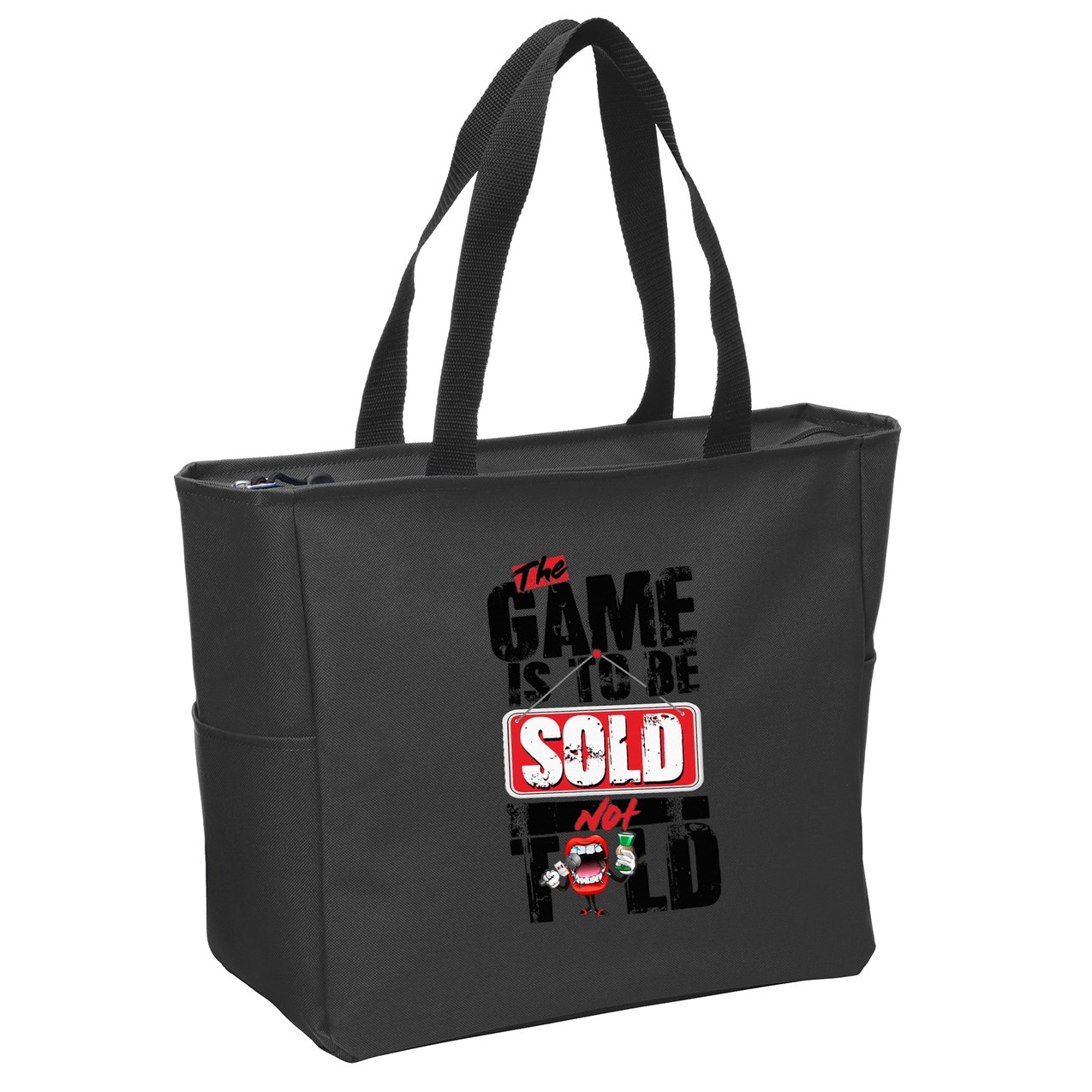 The Game Is To Be Sold Not Told Zip Tote Bag