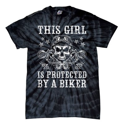 This Girl Is Protected By A Biker Tie-Dye T-Shirt