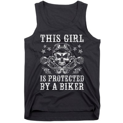 This Girl Is Protected By A Biker Tank Top