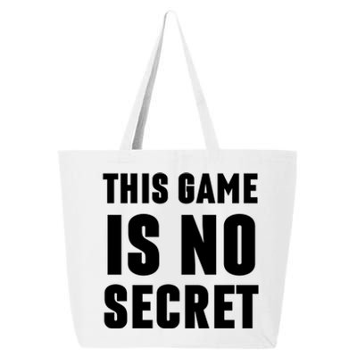 This Game Is No Secret Basketball Lovers 25L Jumbo Tote