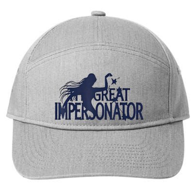 The Great Impersonator Funny Gift 7-Panel Snapback Hat