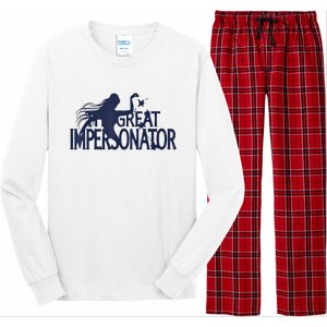 The Great Impersonator Funny Gift Long Sleeve Pajama Set