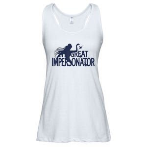 The Great Impersonator Funny Gift Ladies Essential Flowy Tank