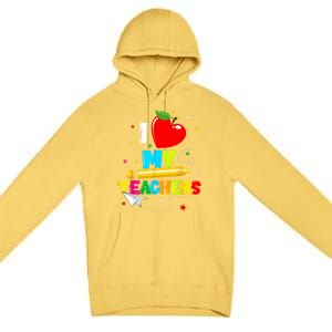 Teens Graduation I Heart My Teachers I Love My Teachers Premium Pullover Hoodie