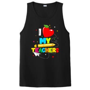 Teens Graduation I Heart My Teachers I Love My Teachers PosiCharge Competitor Tank