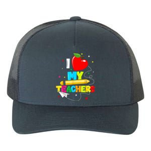 Teens Graduation I Heart My Teachers I Love My Teachers Yupoong Adult 5-Panel Trucker Hat