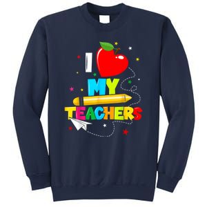 Teens Graduation I Heart My Teachers I Love My Teachers Sweatshirt