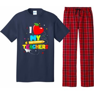 Teens Graduation I Heart My Teachers I Love My Teachers Pajama Set