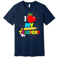 Teens Graduation I Heart My Teachers I Love My Teachers Premium T-Shirt