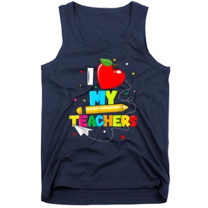 Teens Graduation I Heart My Teachers I Love My Teachers Tank Top