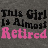 This Girl Is Almost Retired Retiring Soon Retirement Goose Cotton Canvas Backpack