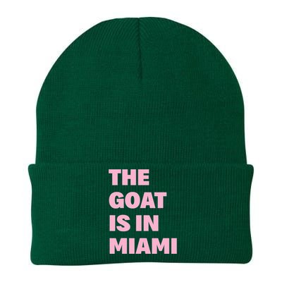 The Goat Is In Miami Funny Knit Cap Winter Beanie