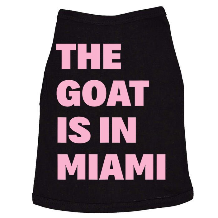 The Goat Is In Miami Funny Doggie Tank