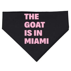 The Goat Is In Miami Funny USA-Made Doggie Bandana