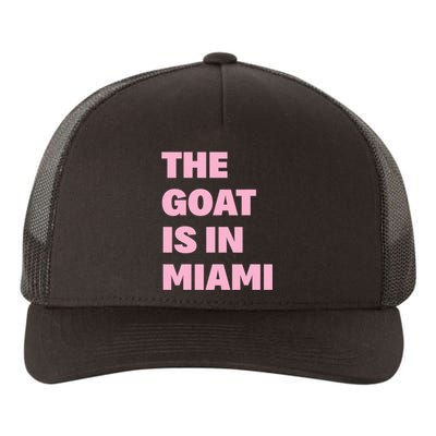 The Goat Is In Miami Funny Yupoong Adult 5-Panel Trucker Hat