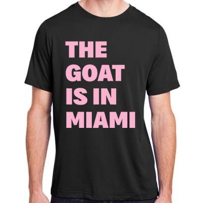 The Goat Is In Miami Funny Adult ChromaSoft Performance T-Shirt