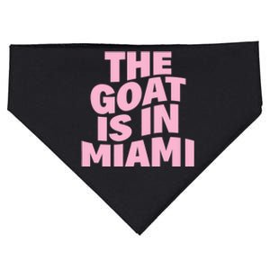 The Goat Is In Miami Funny USA-Made Doggie Bandana