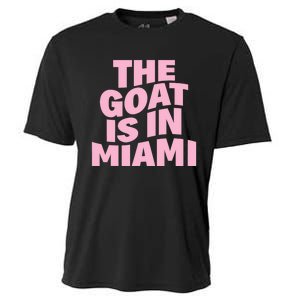 The Goat Is In Miami Funny Cooling Performance Crew T-Shirt