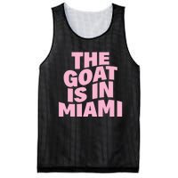 The Goat Is In Miami Funny Mesh Reversible Basketball Jersey Tank