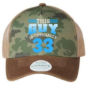 This Guy Is Ly 33 Cute Birthday Thirtythree Great Gift Legacy Tie Dye Trucker Hat