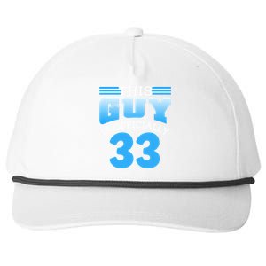 This Guy Is Ly 33 Cute Birthday Thirtythree Great Gift Snapback Five-Panel Rope Hat