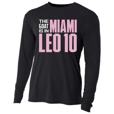 The GOAT Is In Miami Leo 10 Cooling Performance Long Sleeve Crew