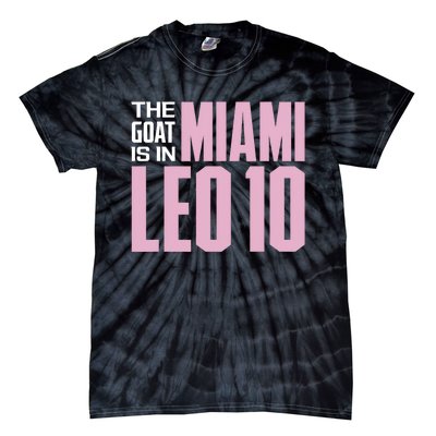 The GOAT Is In Miami Leo 10 Tie-Dye T-Shirt