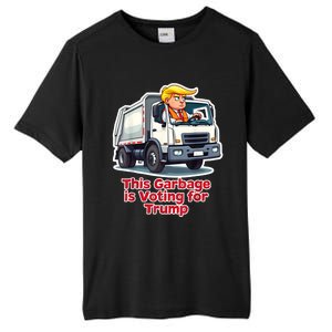 This Garbage Is Voting Trump Funny Garbage Truck Trump 2024 Tall Fusion ChromaSoft Performance T-Shirt