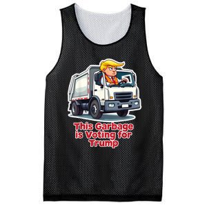 This Garbage Is Voting Trump Funny Garbage Truck Trump 2024 Mesh Reversible Basketball Jersey Tank