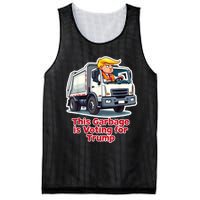 This Garbage Is Voting Trump Funny Garbage Truck Trump 2024 Mesh Reversible Basketball Jersey Tank