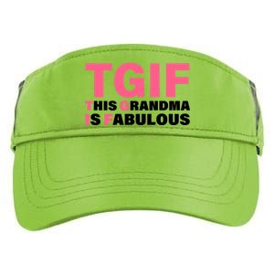 TGIF This Grandma Is Fabulous Adult Drive Performance Visor